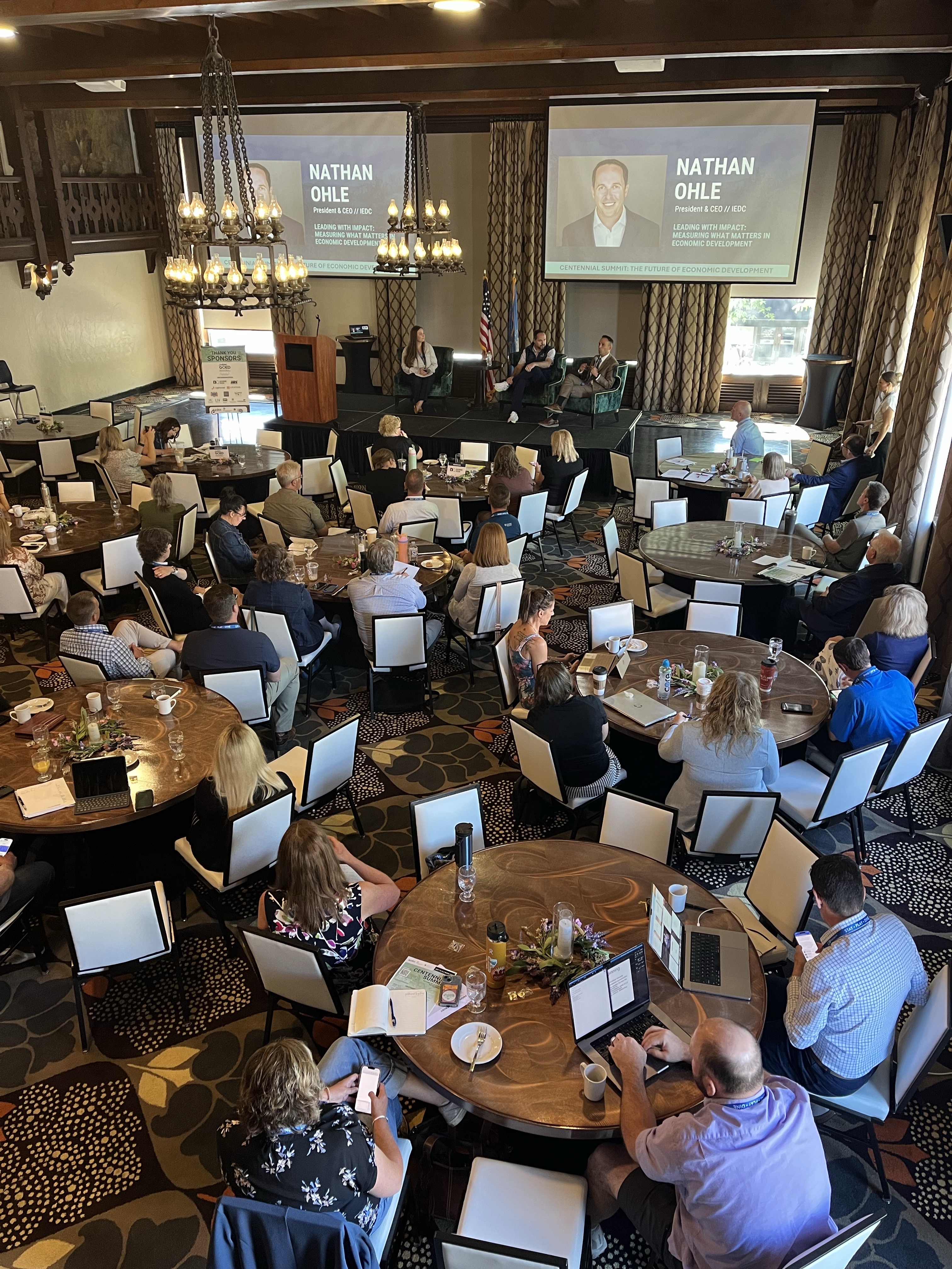 Attendees at the IEDC centennial regional event in Rapid City, South Dakota